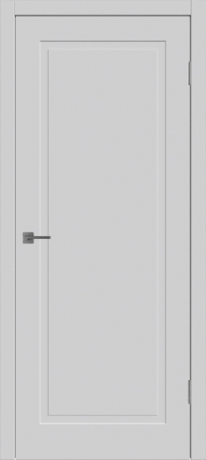Дверь глухая Флэт 1 светло-серая эмаль