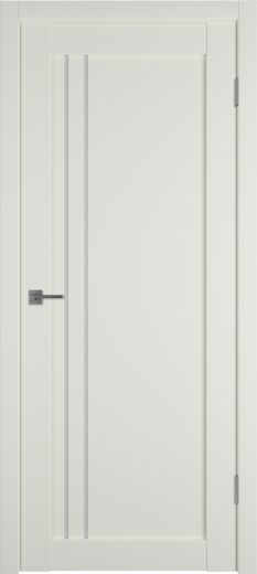 Дверь эмалекс E33 ДО mid white стекло White Cloud