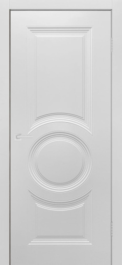 Дверь глухая Антика ПГ белая эмаль