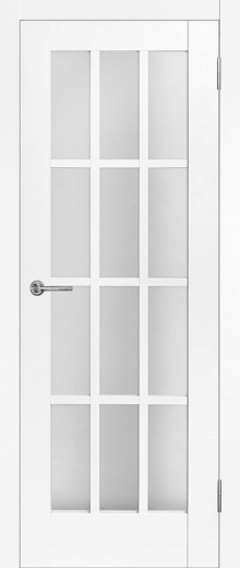 Дверь экошпон 102U белый матовый