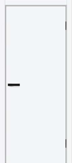 Дверь эмалит Браво-0.П ПЭТ White Silk