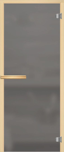 Дверь для сауны Лайт с магнитной ручкой - стекло белое