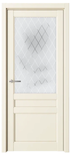 Дверь эмалит Олимпия ПО винил ваниль