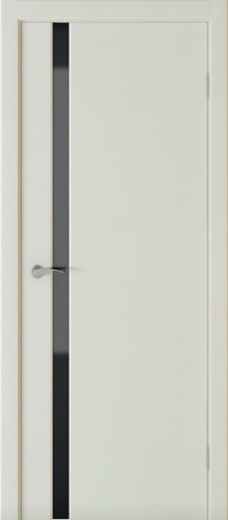 Дверь экошпон Стиль 1 черный трпилекс - купить в СПБ