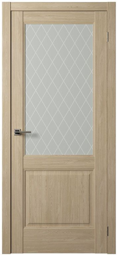 Дверь экошпон Нова 4 ПО дуб натуральный