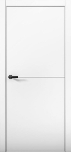 Дверь эмалит Fox 2 белый матовый
