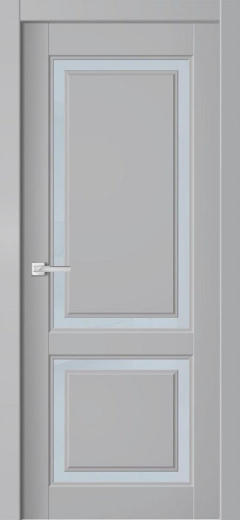 Дверь экошпон Sky ПО Серый бархат