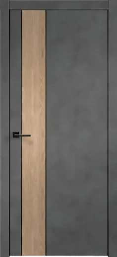 Дверное полотно Экошпон TECHNO BLACK DUO 2 цвет Муар темно-серый