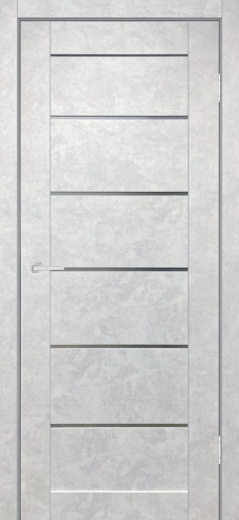 Дверь экошпон Лофт СТ бетон белый