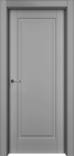 Дверь глухая Оксфорд ПГ серая эмаль