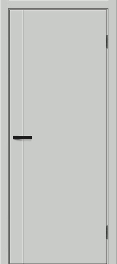 Дверь эмалит Браво-0.10 П ПЭТ Grey Silk